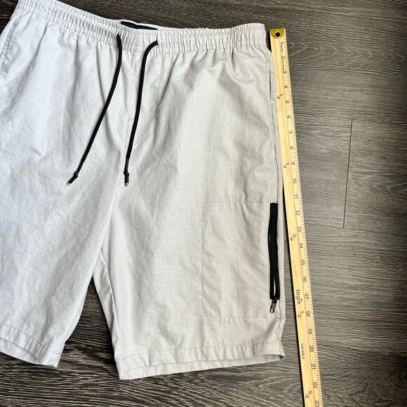 Nomad Men's Walking Shorts - Cotton, Size L, Silver Beige - Picture 3 of 9